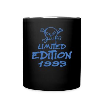 Limited Edition 1993 Geburtstag 1993 Geboren - Tasse einfarbig - Schwarz - Vorne