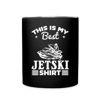 C’est mon meilleur t-shirt Jetski Jetski Rider - Mug uni - noir - Devant