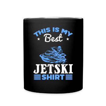 C’est mon meilleur t-shirt Jetski Jetski Driver Jetski - Mug uni - noir - Devant