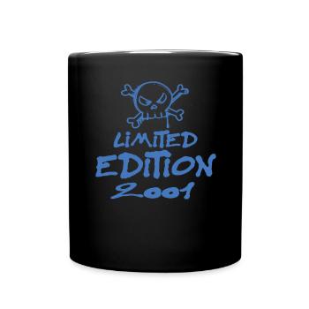 Limited Edition 2001 Geburtstag 2001 Geboren - Tasse einfarbig - Schwarz - Vorne