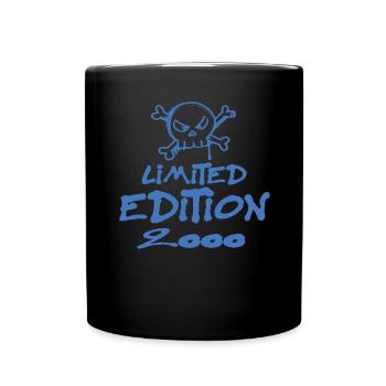 Limited Edition 2000 Birthday Born 2000 - Full Colour Mug - black - Front