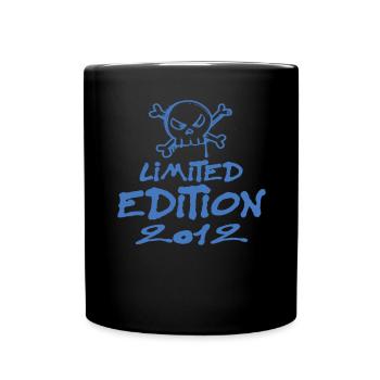 Limited Edition 2012 Geburtstag 2012 Geboren - Tasse einfarbig - Schwarz - Vorne