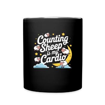 Funny Sleep Saying - Full Colour Mug - black - Front