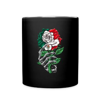 Mexique Mexique Cadeau mexicain Flag Football - Mug uni - noir - Devant