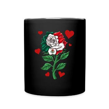Mexique Mexique Cadeau mexicain Flag Football - Mug uni - noir - Devant