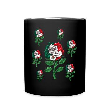 Mexico Mexico Mexican Gift Flag Football - Full Colour Mug - black - Front