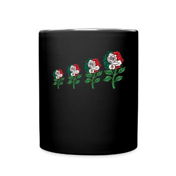 Mexiko Mexico Mexikaner Geschenk Flagge Fußball - Tasse einfarbig - Schwarz - Vorne