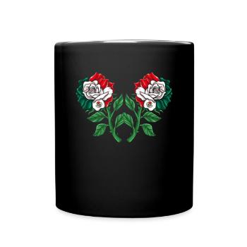 Mexico Mexico Mexican Gift Flag Football - Full Colour Mug - black - Front
