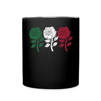Mexico Mexico Mexican Gift Flag Football - Full Colour Mug - black - Front