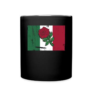 Mexique Mexique Cadeau mexicain Flag Football - Mug uni - noir - Devant