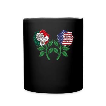 Mexique Mexique Cadeau mexicain Flag Football - Mug uni - noir - Devant
