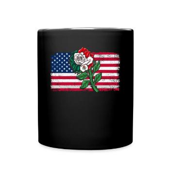 Mexique Mexique Cadeau mexicain Flag Football - Mug uni - noir - Devant
