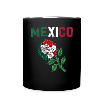 Mexique Mexique Cadeau mexicain Flag Football - Mug uni - noir - Devant