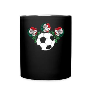 Mexique Mexique Cadeau mexicain Flag Football - Mug uni - noir - Devant
