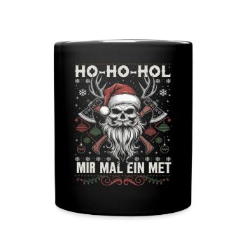 Ho Ho Prenons un hydromel - Mug uni - noir - Devant