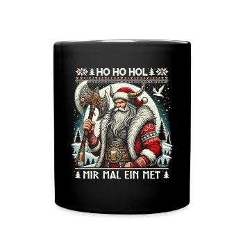 Ho Ho Prenons un hydromel - Mug uni - noir - Devant
