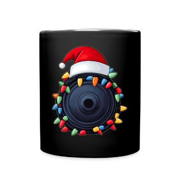 Iron Plate Gym Weightlifting Bodybuilding - Full Colour Mug - black - Front