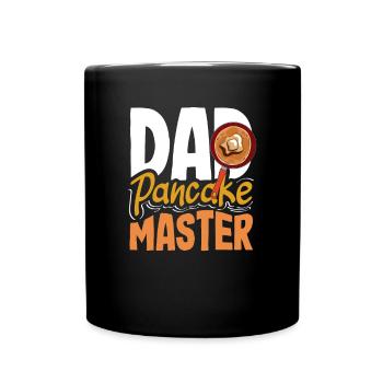 Lustiges Pfannkuchenliebhaber Geschenk - Tasse einfarbig - Schwarz - Vorne