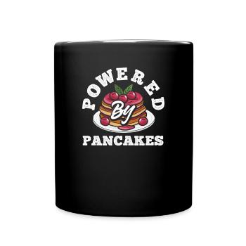Funny Pancake Lover Gift - Full Colour Mug - black - Front