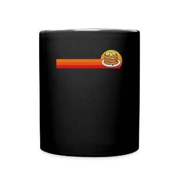 Funny Pancake Lover Gift - Full Colour Mug - black - Front