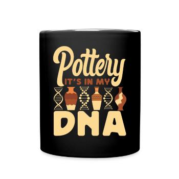 Pottery Ceramics Artist Pottery - Tasse einfarbig - Schwarz - Vorne