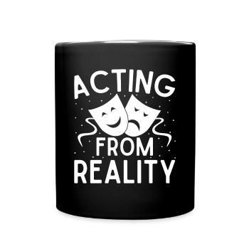 Théâtre Acteur de télé-réalité Comédie musicale - Mug uni - noir - Devant