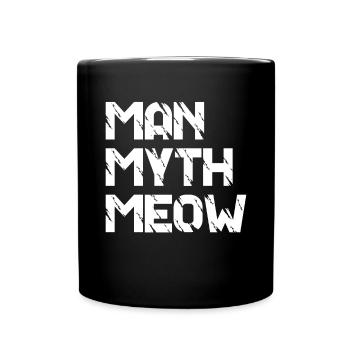 Cat Dad Gifts - Tasse einfarbig - Schwarz - Vorne