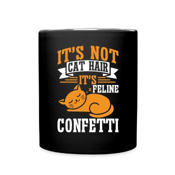 Cat Dad Gifts - Tasse einfarbig - Schwarz - Vorne