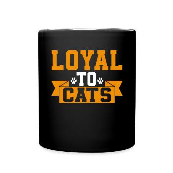 Cat Dad Gifts - Tasse einfarbig - Schwarz - Vorne