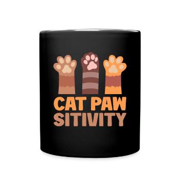 Cat Dad Gifts - Tasse einfarbig - Schwarz - Vorne