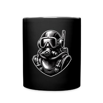 Diving Divers - Full Colour Mug - black - Front
