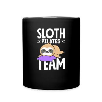 Paresseux Pilates Équipe Relaxation - Mug uni - noir - Devant