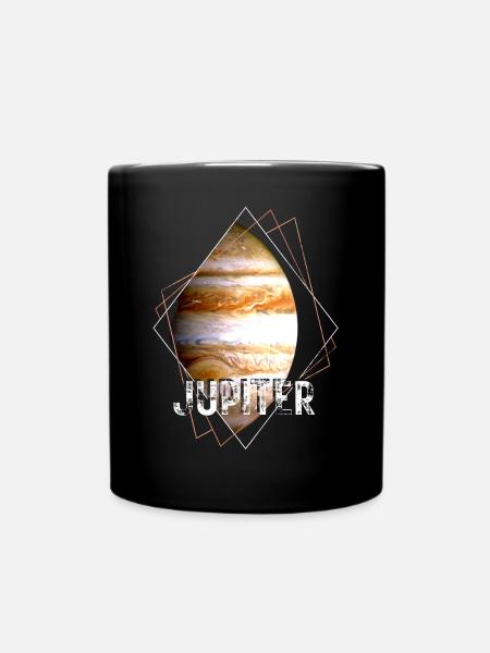 Jupiter Planet Sonnensystem - Tasse einfarbig - Schwarz