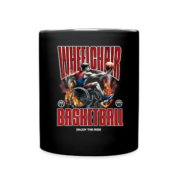 Basketball en fauteuil roulant Basketball en fauteuil roulant - Mug uni - noir - Devant