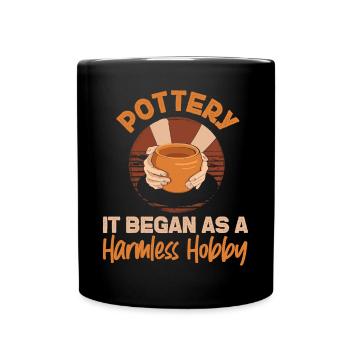 Poterie Céramique Artiste Poterie It - Mug uni - noir - Devant
