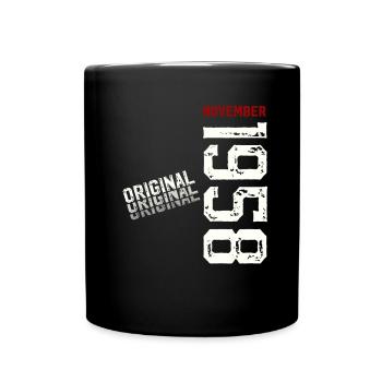 66e anniversaire Légende Novembre 1958 Volume 58 - Mug uni - noir - Devant