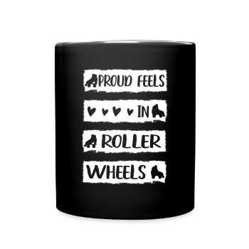 patin à roulettes Proud Feels Roller Wheels - Mug uni - noir - Devant