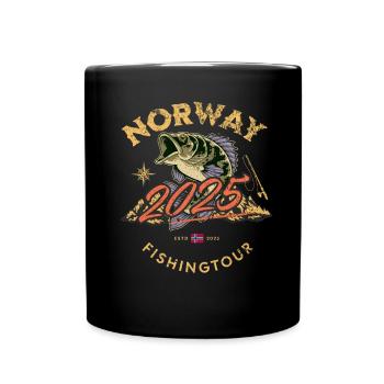 Excursion de pêche en Norvège 2025 (Garantie du prix le plus bas) - Mug uni - noir - Devant