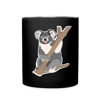 Koala Koala Bear - Full Colour Mug - black - Front