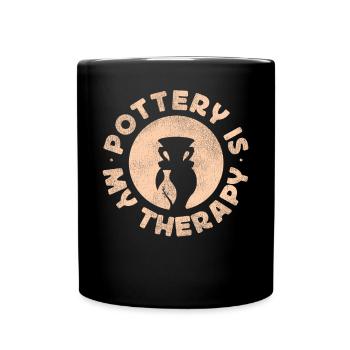 Pottery Ceramics Artist Pottery Is - Tasse einfarbig - Schwarz - Vorne
