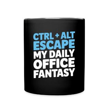 Office Humor - Full Colour Mug - black - Front