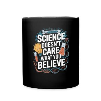 Proverbes scientifiques et athées - Mug uni - noir - Devant