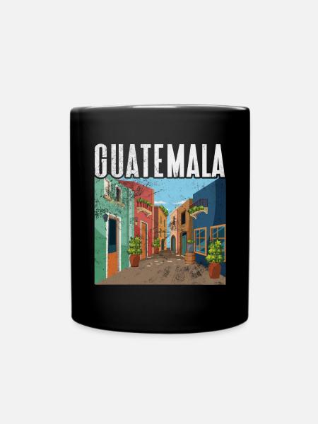 Guatemala - Tasse einfarbig - Schwarz