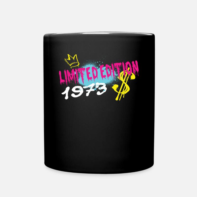 Limited Edition 1973 Geburtstag 1973 Geboren - Tasse einfarbig - Schwarz