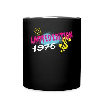 Edition Limitée 1976 Anniversaire Né 1976 - Mug uni - noir - Devant