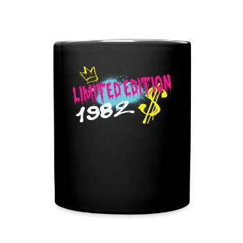 Edition Limitée 1982 Anniversaire Né 1982 - Mug uni - noir - Devant