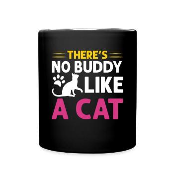 Cat Dad Gifts - Tasse einfarbig - Schwarz - Vorne