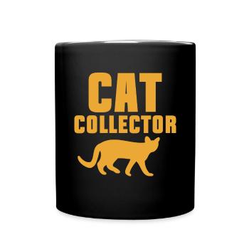 Cat Dad Gifts - Tasse einfarbig - Schwarz - Vorne