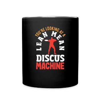 Lancer du disque Athlète Cadeau d’athlète - Mug uni - noir - Devant