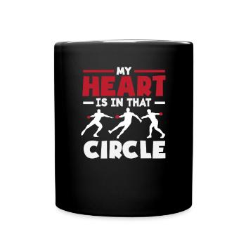 Lancer du disque Athlète Cadeau d’athlète - Mug uni - noir - Devant